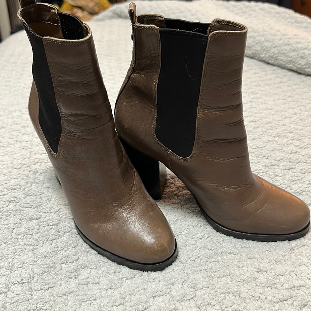 Coach heeled booties